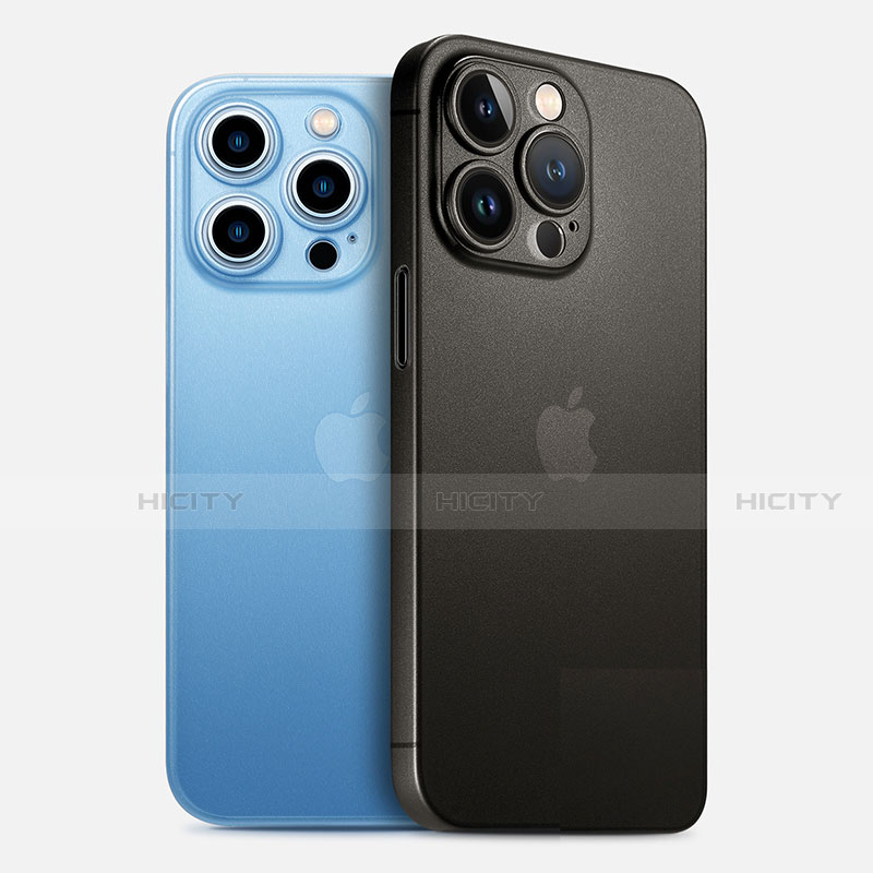 Apple iPhone 13 Pro Max用極薄ケース クリア透明 プラスチック 質感もマットU02 アップル 