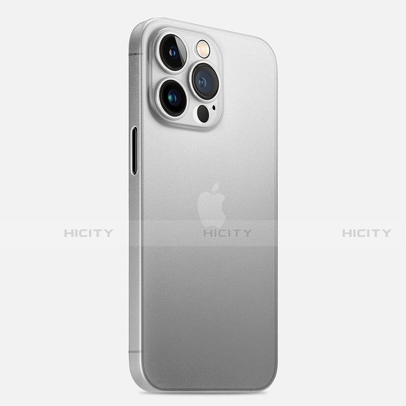 Apple iPhone 13 Pro Max用極薄ケース クリア透明 プラスチック 質感もマットU02 アップル 