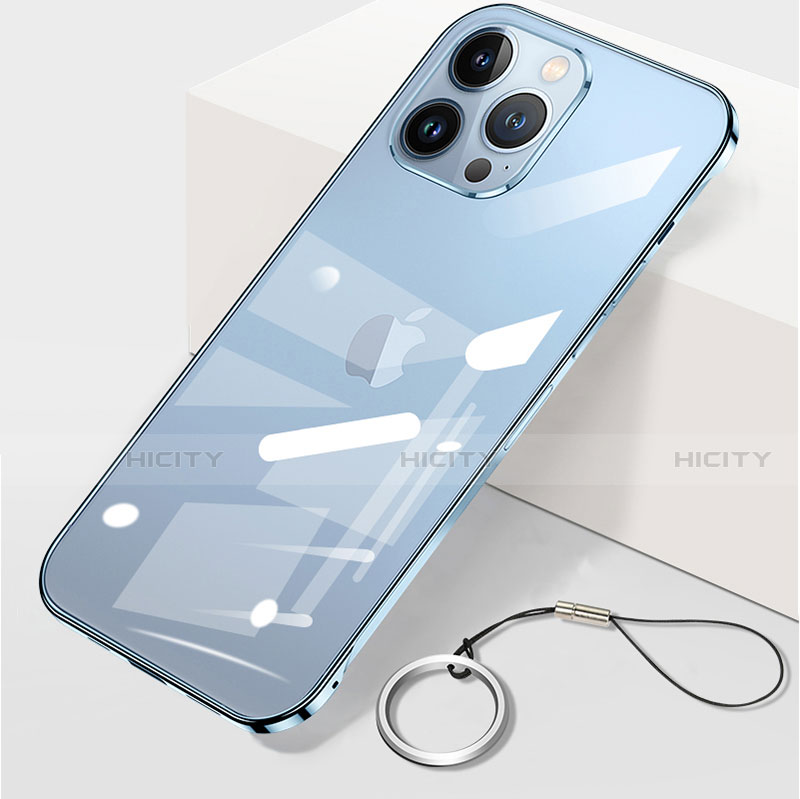 Apple iPhone 13 Pro Max用ハードカバー クリスタル クリア透明 H09 アップル