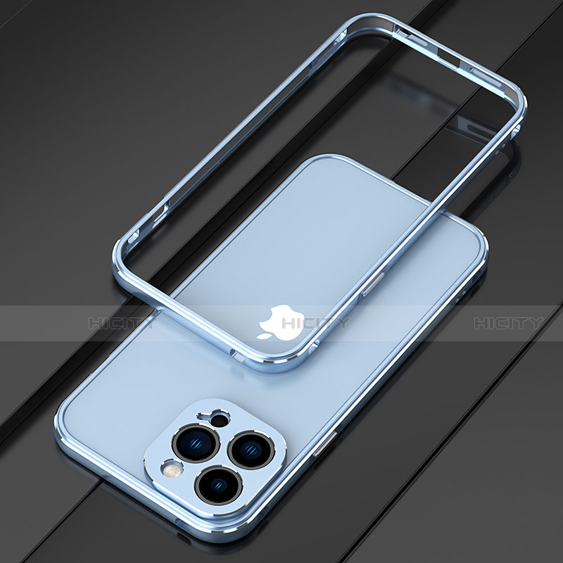 Apple iPhone 13 Pro Max用ケース 高級感 手触り良い アルミメタル 製の金属製 バンパー カバー アップル 
