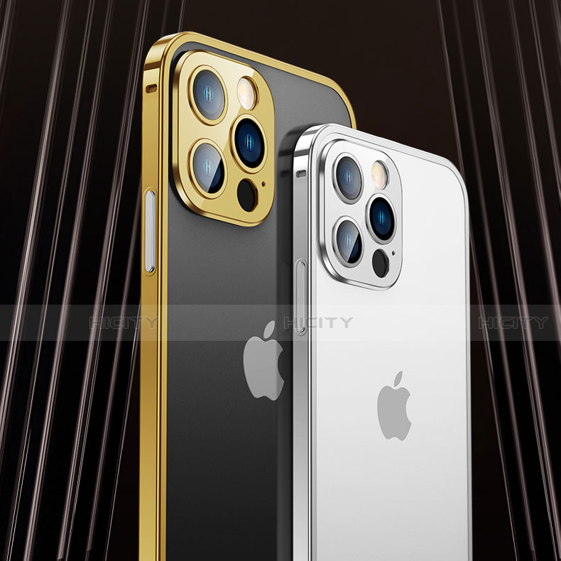 Apple iPhone 13 Pro Max用ケース 高級感 手触り良い アルミメタル 製の金属製 バンパー カバー A03 アップル 