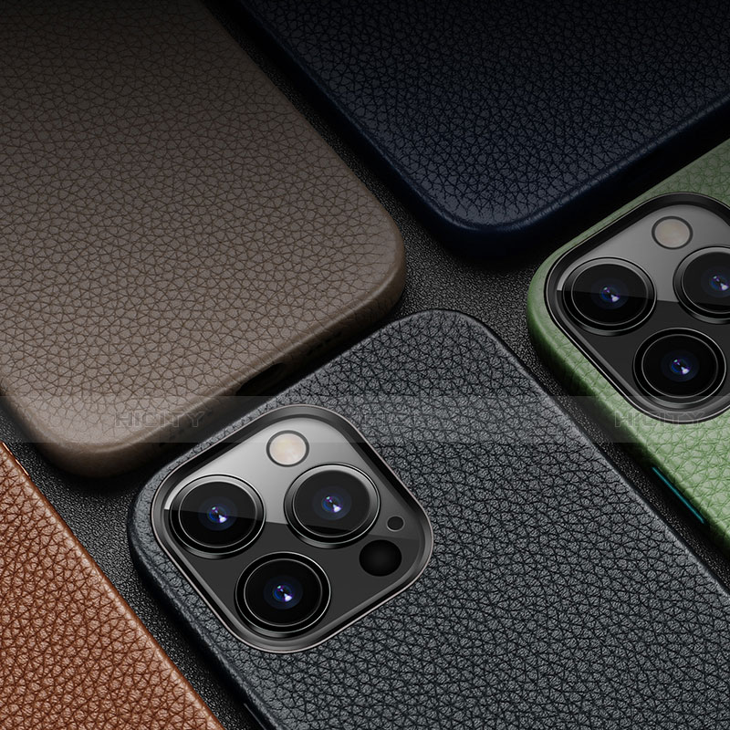 Apple iPhone 13 Pro Max用ケース 高級感 手触り良いレザー柄 A09 アップル