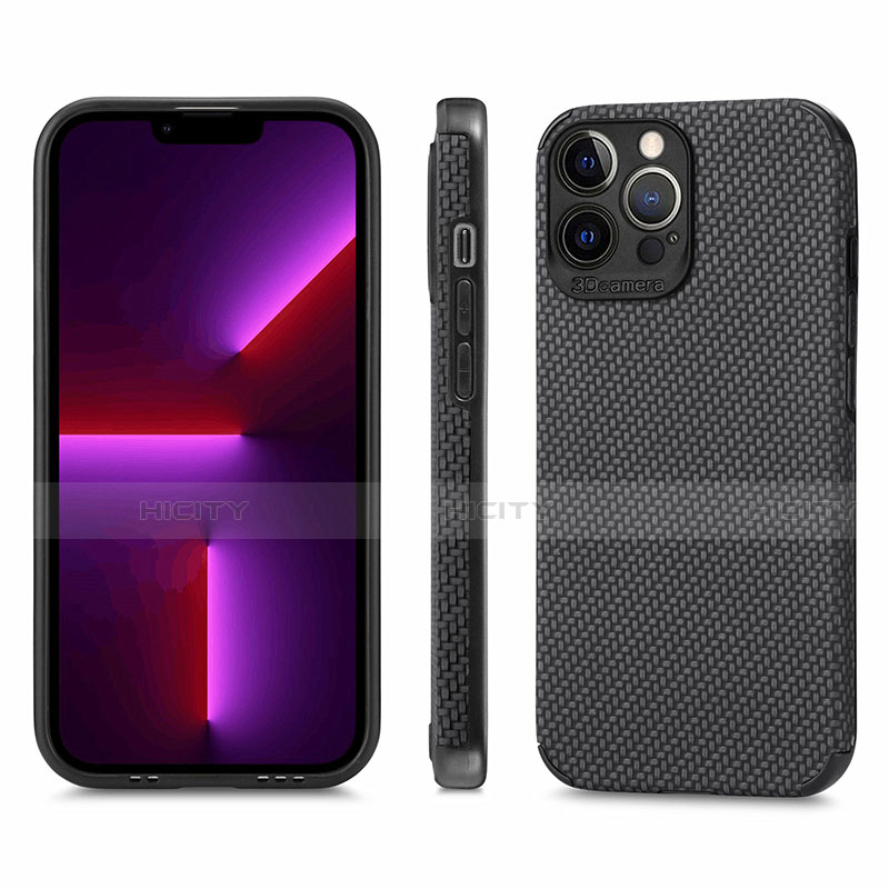 Apple iPhone 13 Pro Max用ハイブリットバンパーケース プラスチック 兼シリコーン カバー 前面と背面 360度 フル U04 アップル