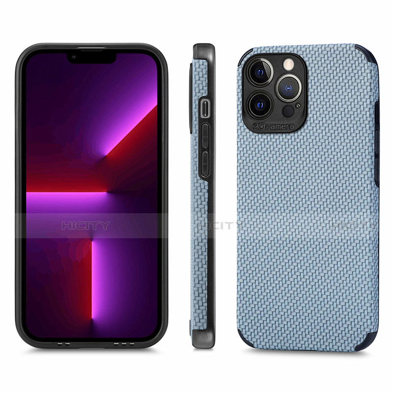 Apple iPhone 13 Pro Max用ハイブリットバンパーケース プラスチック 兼シリコーン カバー 前面と背面 360度 フル U04 アップル