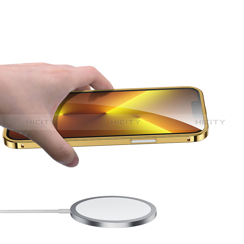 Apple iPhone 13 Pro Max用ケース 高級感 手触り良い アルミメタル 製の金属製 バンパー カバー JL2 アップル 