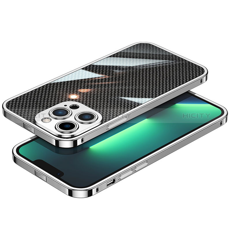 Apple iPhone 13 Pro Max用ケース 高級感 手触り良い アルミメタル 製の金属製 バンパー カバー JL2 アップル 