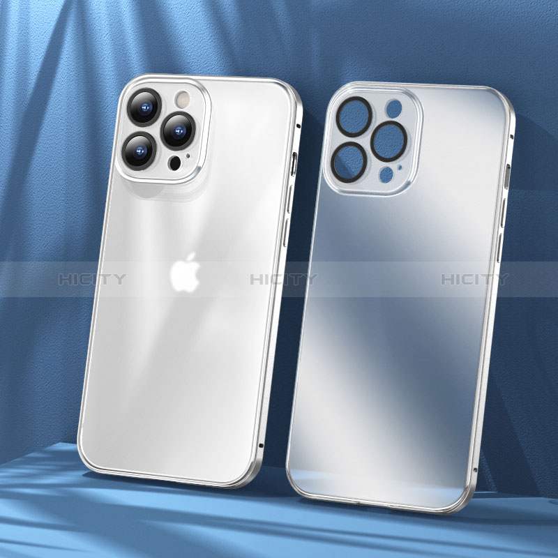 Apple iPhone 13 Pro Max用ケース 高級感 手触り良い メタル兼プラスチック バンパー LF1 アップル 