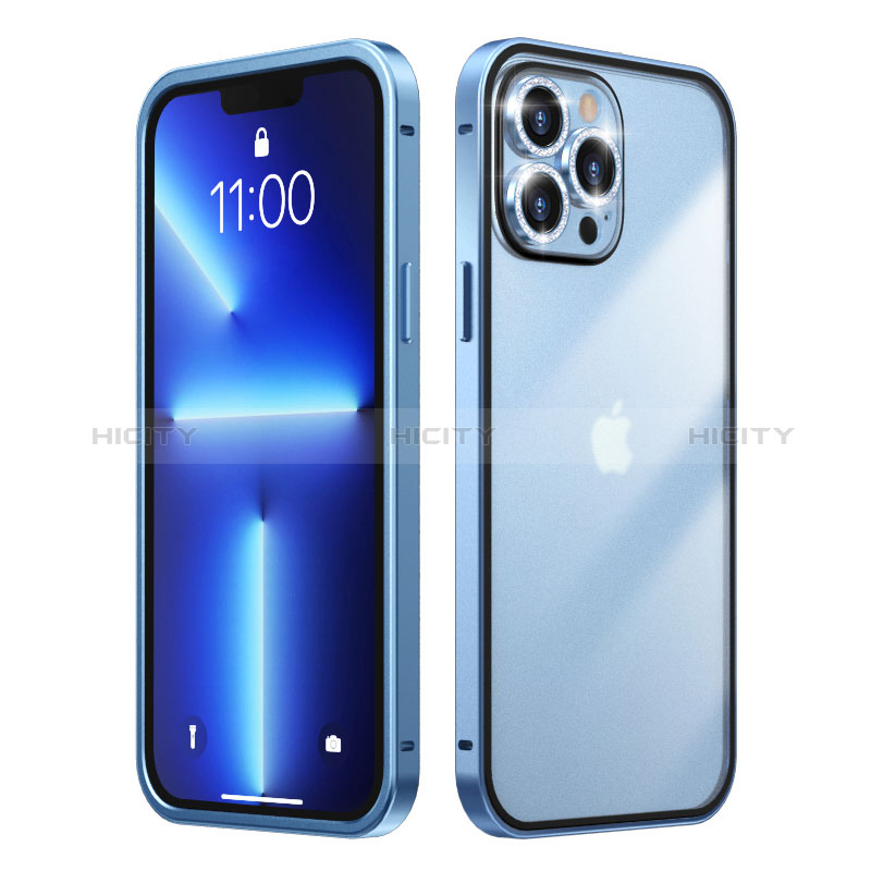 Apple iPhone 13 Pro Max用ケース 高級感 手触り良い メタル兼プラスチック バンパー Bling-Bling LF1 アップル