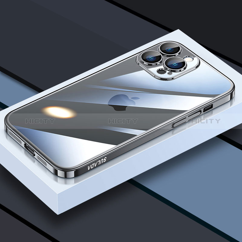 Apple iPhone 13 Pro Max用極薄ソフトケース シリコンケース 耐衝撃 全面保護 クリア透明 LD4 アップル 