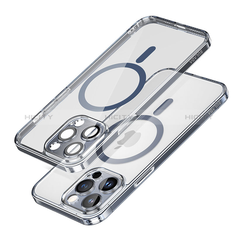 Apple iPhone 13 Pro Max用極薄ソフトケース シリコンケース 耐衝撃 全面保護 クリア透明 カバー Mag-Safe 磁気 Magnetic LD1 アップル 