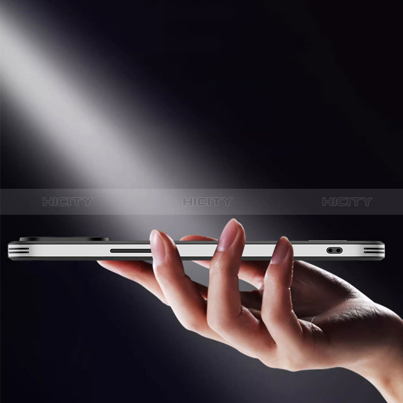 Apple iPhone 13 Pro Max用ハイブリットバンパーケース プラスチック 鏡面 カバー AT1 アップル 