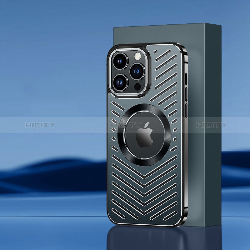Apple iPhone 13 Pro Max用ケース 高級感 手触り良い アルミメタル 製の金属製 兼シリコン カバー Mag-Safe 磁気 Magnetic AC1 アップル 