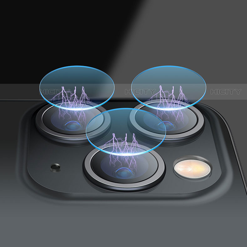 Apple iPhone 13 Pro Max用強化ガラス カメラプロテクター カメラレンズ 保護ガラスフイルム C03 アップル クリア