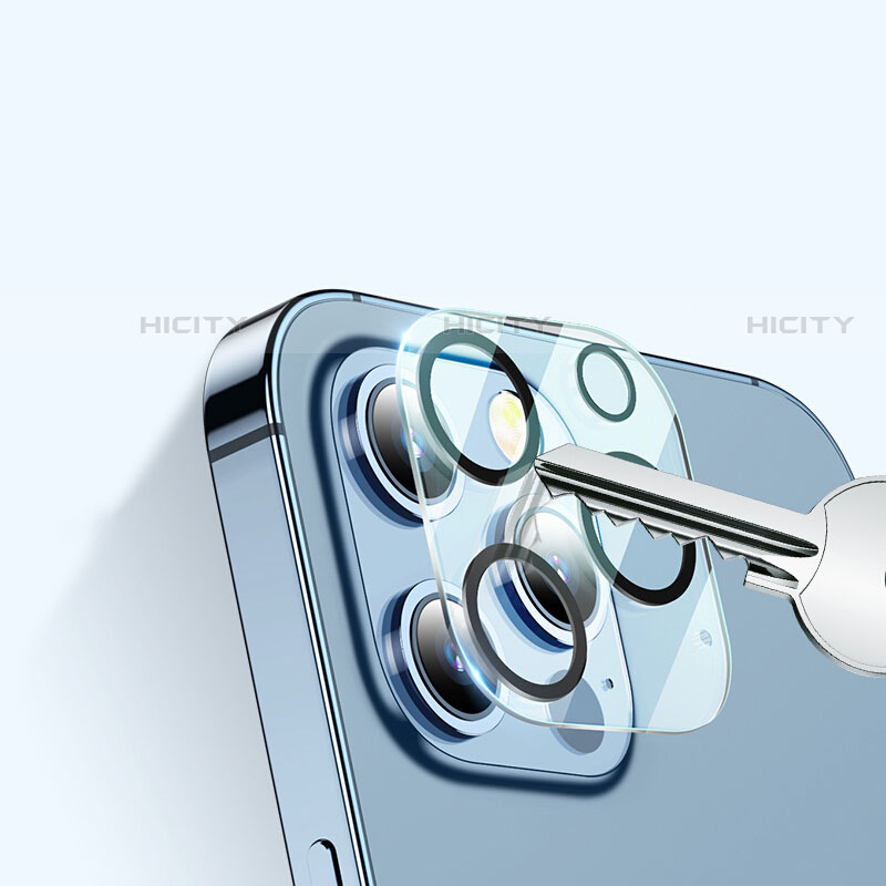 Apple iPhone 13 Pro Max用強化ガラス カメラプロテクター カメラレンズ 保護ガラスフイルム アップル クリア
