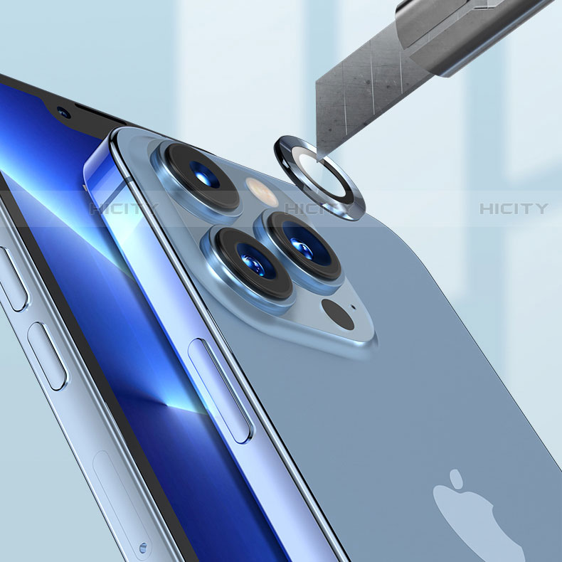 Apple iPhone 13 Pro Max用強化ガラス カメラプロテクター カメラレンズ 保護ガラスフイルム C08 アップル 