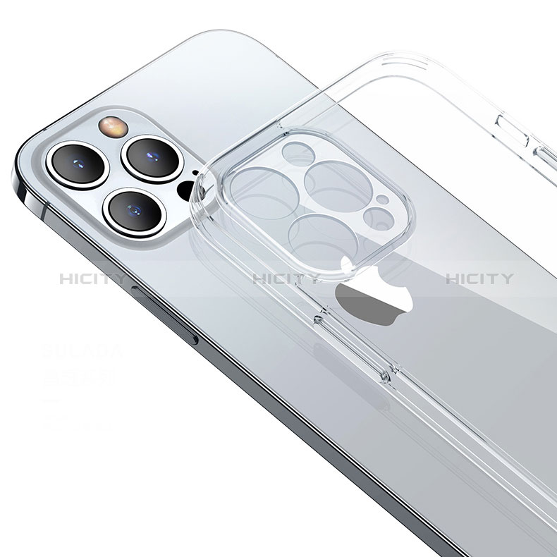 Apple iPhone 14用極薄ソフトケース シリコンケース 耐衝撃 全面保護 クリア透明 C01 アップル クリア