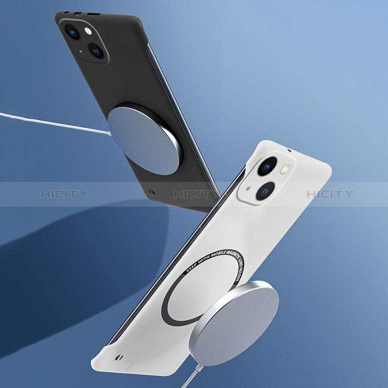 Apple iPhone 14用ハードケース プラスチック 質感もマット カバー Mag-Safe 磁気 Magnetic P01 アップル 