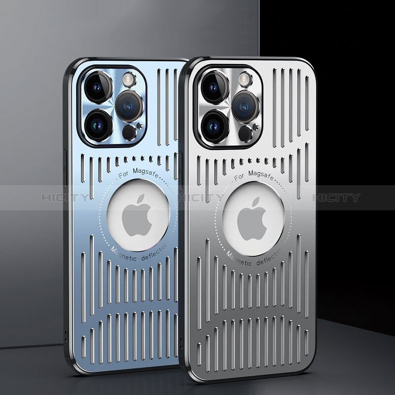 Apple iPhone 14用ケース 高級感 手触り良い アルミメタル 製の金属製 兼シリコン カバー Mag-Safe 磁気 Magnetic TX1 アップル 