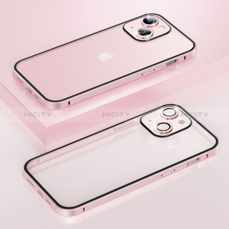 Apple iPhone 14用ケース 高級感 手触り良い メタル兼プラスチック バンパー Bling-Bling LF1 アップル 