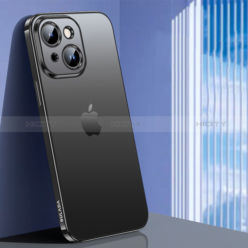 Apple iPhone 14用極薄ソフトケース シリコンケース 耐衝撃 全面保護 クリア透明 LD1 アップル 
