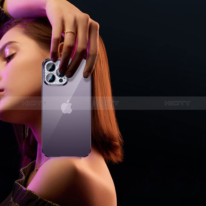Apple iPhone 14用極薄ソフトケース シリコンケース 耐衝撃 全面保護 クリア透明 Bling-Bling LD2 アップル 