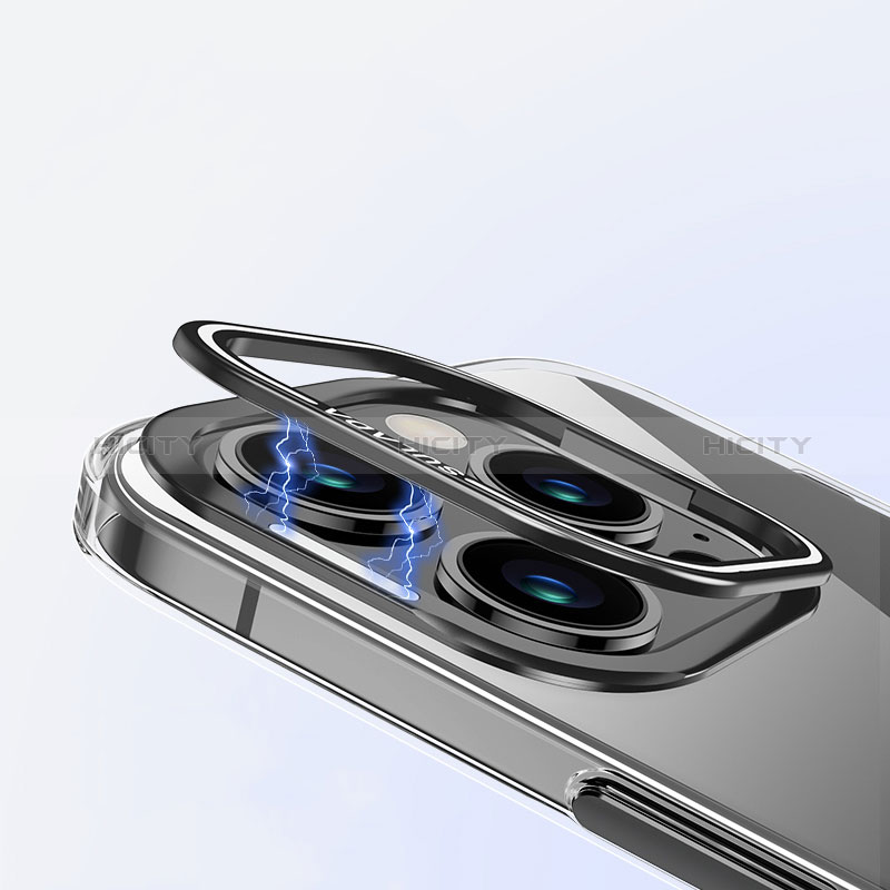 Apple iPhone 14用極薄ソフトケース シリコンケース 耐衝撃 全面保護 クリア透明 LD6 アップル 