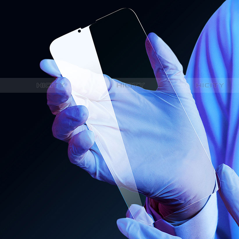 Apple iPhone 14用反スパイ 強化ガラス 液晶保護フィルム M08 アップル クリア
