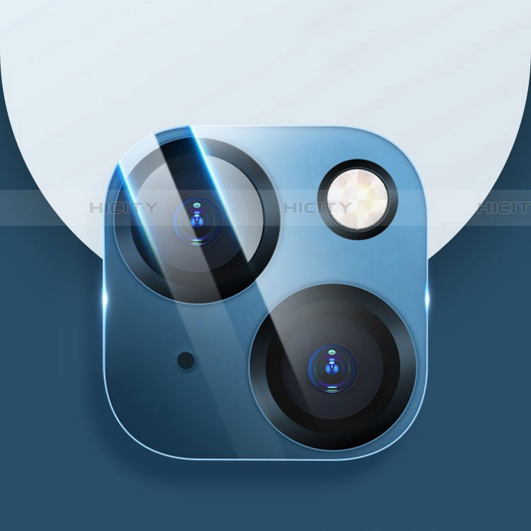 Apple iPhone 14用強化ガラス カメラプロテクター カメラレンズ 保護ガラスフイルム C02 アップル クリア