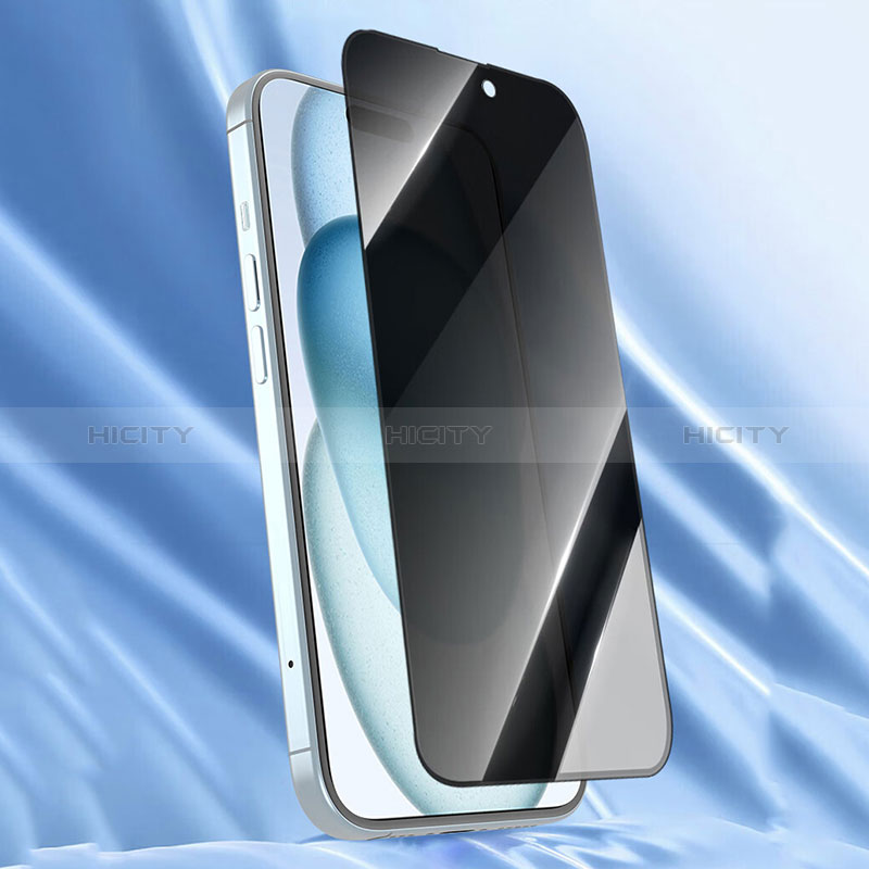 Apple iPhone 14用反スパイ 強化ガラス 液晶保護フィルム S03 アップル クリア