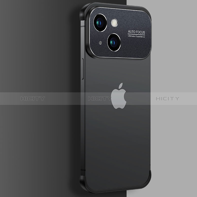 Apple iPhone 14 Plus用ハードカバー クリスタル クリア透明 QC3 アップル ブラック