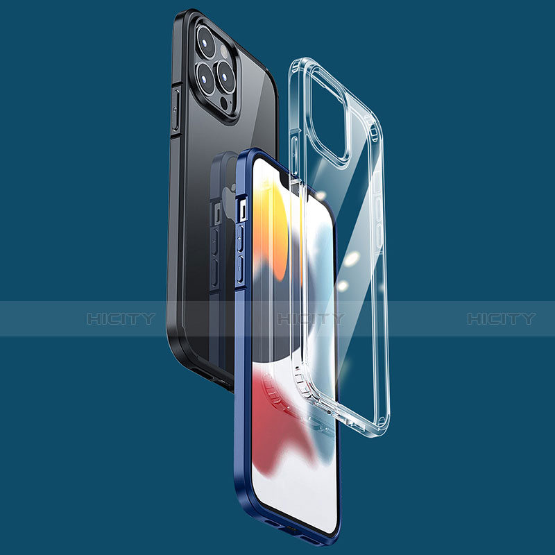 Apple iPhone 14 Plus用ハイブリットバンパーケース プラスチック 兼シリコーン カバー U05 アップル 