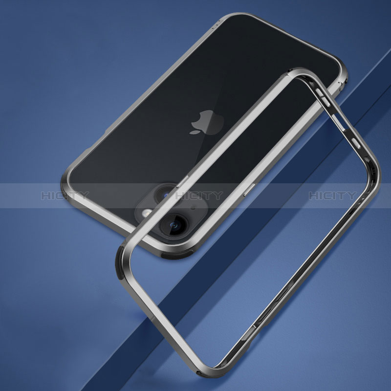 Apple iPhone 14 Plus用ケース 高級感 手触り良い アルミメタル 製の金属製 バンパー カバー LK2 アップル 