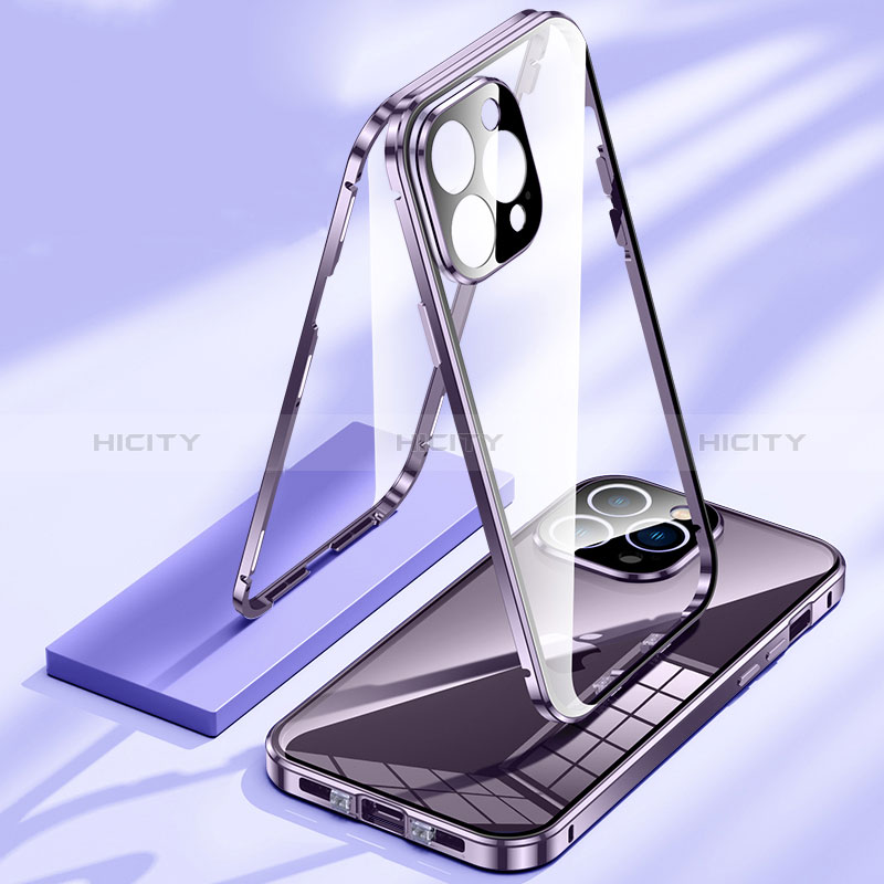 Apple iPhone 14 Plus用ケース 高級感 手触り良い アルミメタル 製の金属製 360度 フルカバーバンパー 鏡面 カバー LK1 アップル 