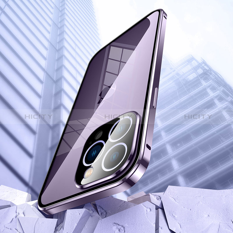 Apple iPhone 14 Plus用ケース 高級感 手触り良い アルミメタル 製の金属製 360度 フルカバーバンパー 鏡面 カバー LK2 アップル 