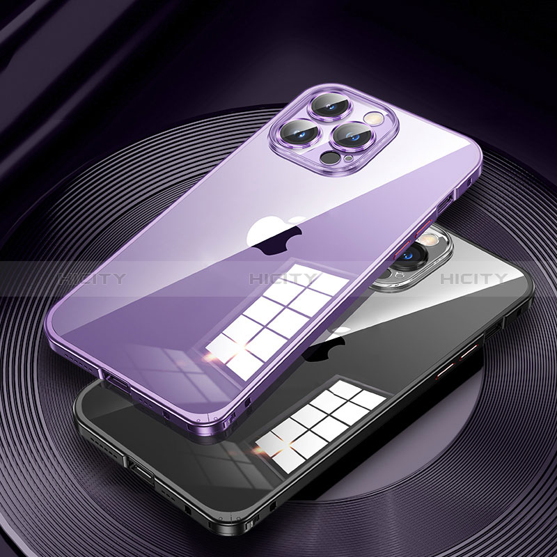 Apple iPhone 14 Plus用ケース 高級感 手触り良い メタル兼プラスチック バンパー JL1 アップル