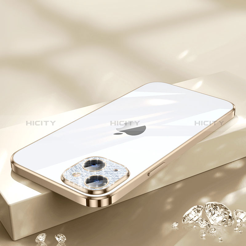 Apple iPhone 14 Plus用極薄ソフトケース シリコンケース 耐衝撃 全面保護 クリア透明 Bling-Bling LD2 アップル 