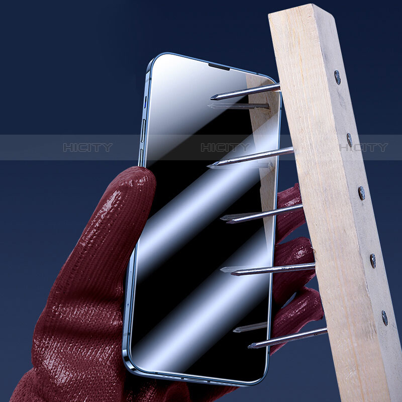Apple iPhone 14 Plus用強化ガラス フル液晶保護フィルム F06 アップル ブラック