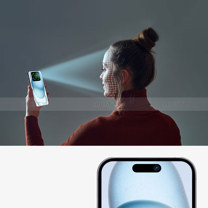 Apple iPhone 14 Plus用反スパイ 強化ガラス 液晶保護フィルム S01 アップル クリア