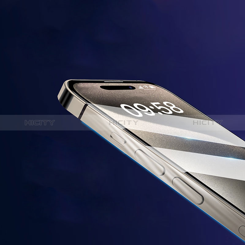 Apple iPhone 14 Plus用強化ガラス フル液晶保護フィルム U01 アップル ブラック