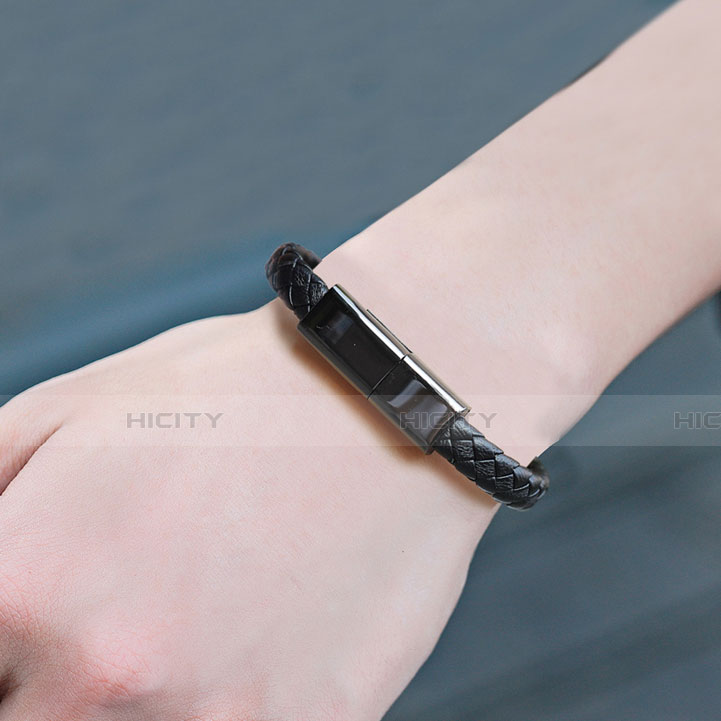 Apple iPhone 14 Pro用USBケーブル 充電ケーブル 20cm S02 アップル ブラック