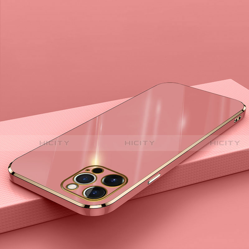 Apple iPhone 14 Pro用極薄ソフトケース シリコンケース 耐衝撃 全面保護 S04 アップル レッド