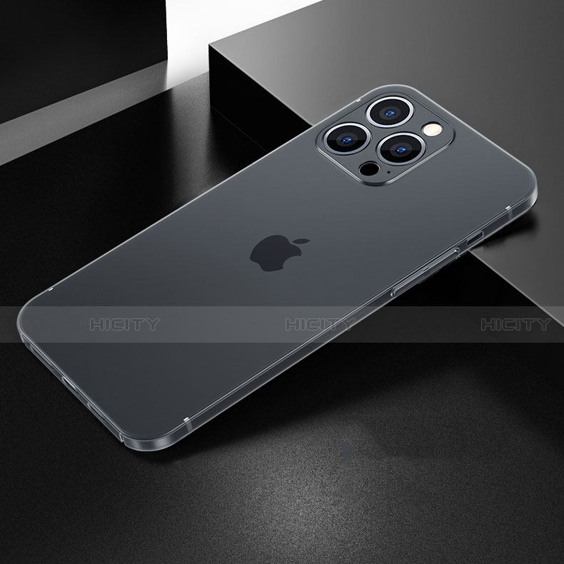 Apple iPhone 14 Pro用極薄ケース クリア透明 プラスチック 質感もマットU01 アップル 