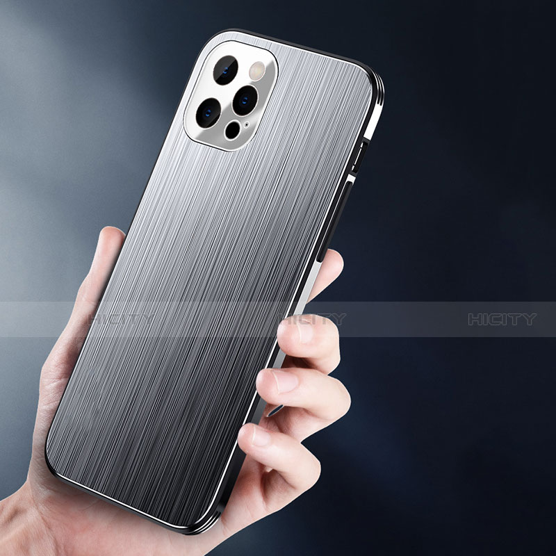 Apple iPhone 14 Pro用ケース 高級感 手触り良い アルミメタル 製の金属製 カバー M01 アップル 