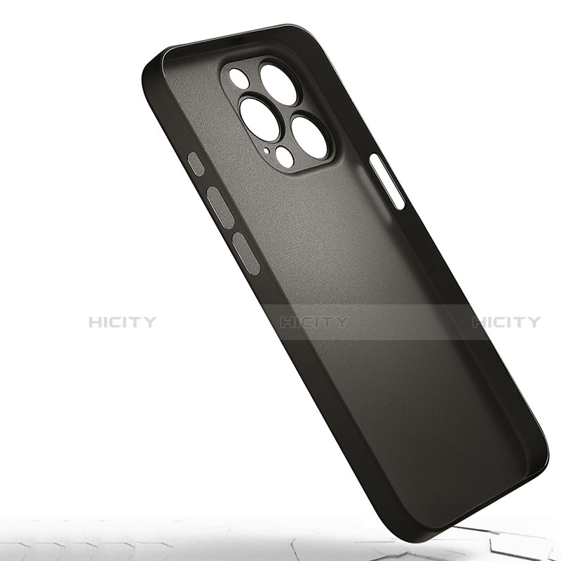 Apple iPhone 14 Pro用極薄ケース クリア透明 プラスチック 質感もマットU02 アップル 