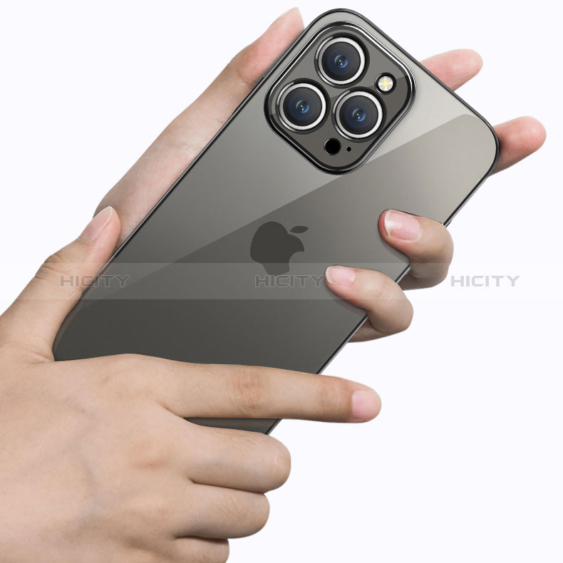 Apple iPhone 14 Pro用極薄ソフトケース シリコンケース 耐衝撃 全面保護 クリア透明 H05 アップル 