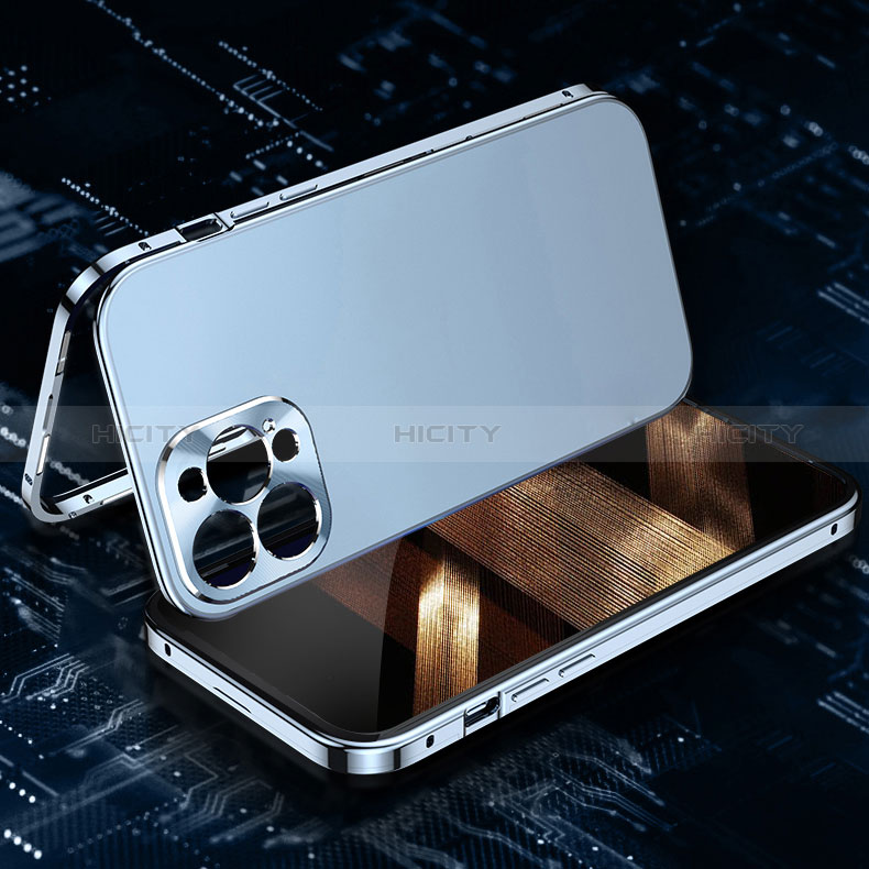 Apple iPhone 14 Pro用ケース 高級感 手触り良い アルミメタル 製の金属製 カバー M03 アップル 