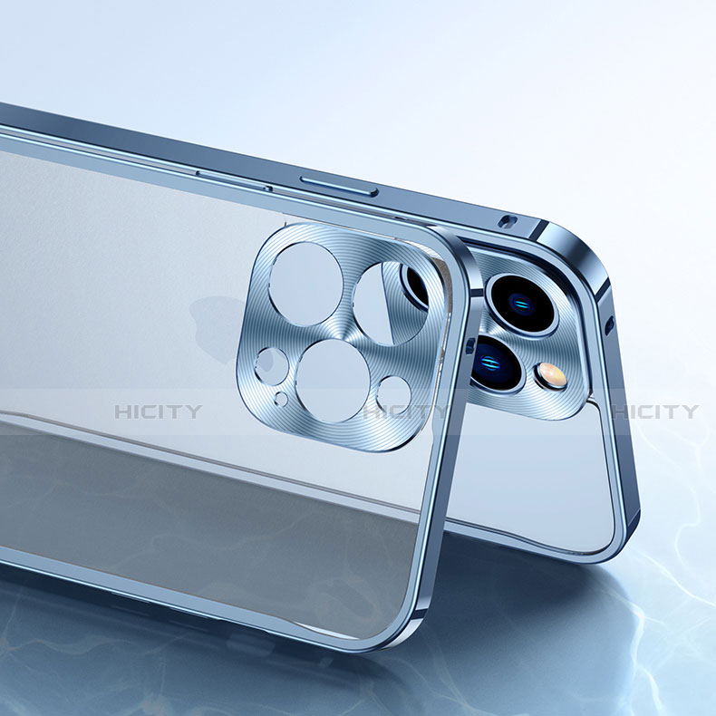 Apple iPhone 14 Pro用ケース 高級感 手触り良い アルミメタル 製の金属製 バンパー カバー A04 アップル 