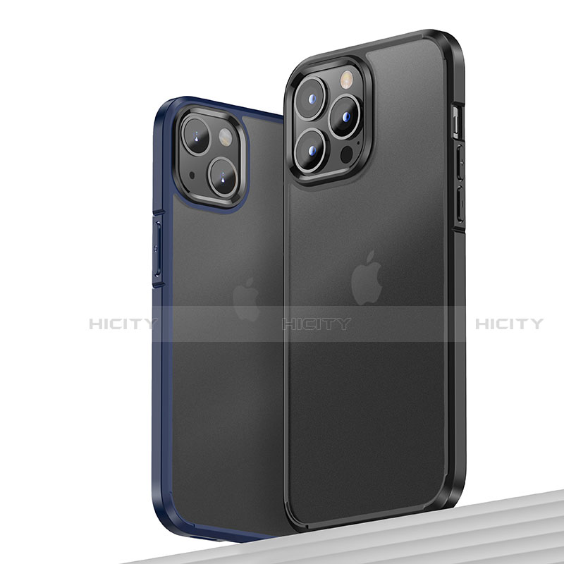 Apple iPhone 14 Pro用ハイブリットバンパーケース プラスチック 兼シリコーン カバー U04 アップル 