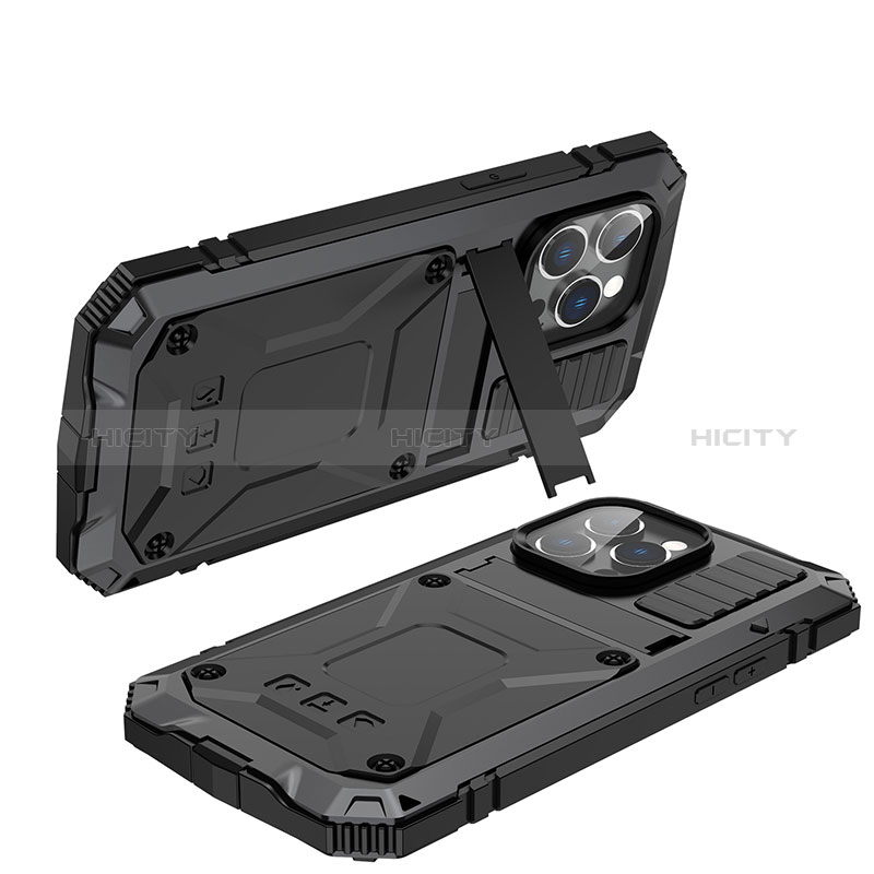 Apple iPhone 14 Pro用360度 フルカバー ケース 高級感 手触り良い アルミメタル 製の金属製 RJ2 アップル 