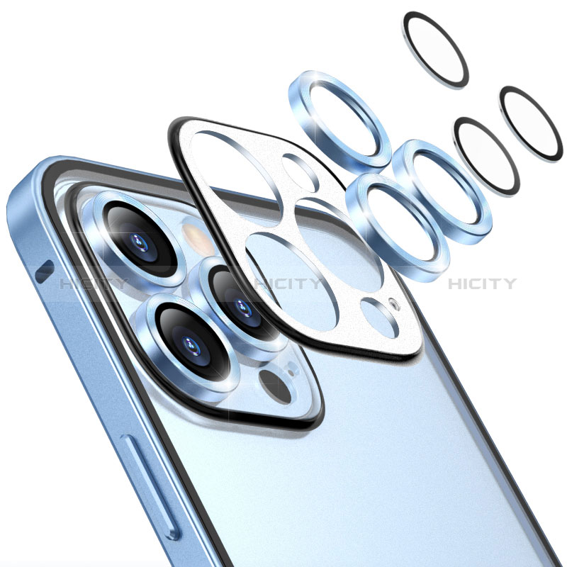 Apple iPhone 14 Pro用ケース 高級感 手触り良い メタル兼プラスチック バンパー LF3 アップル